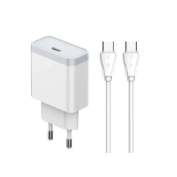 Cargador de Pared Q122   USB C a Lightning  27W  5A  Carga Rpida  LDNIO