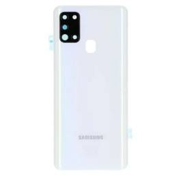 Tapa de Batera Samsung A217A21s   cLens de Cmara  Blanco (sin garanta  sin devolucin)