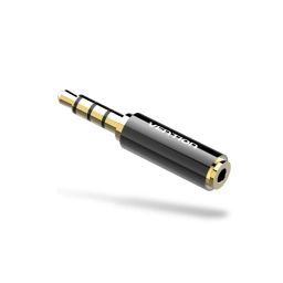 Adaptador de Audio 3.5 mm a 2.5 mm   Macho/Hembra / Negro  BFBB0  Vention