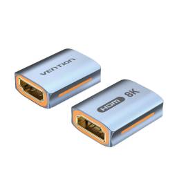 Adaptador HDMI   8K /Hembra/Hembra / Aluminio / Gris  AIUH0  Vention