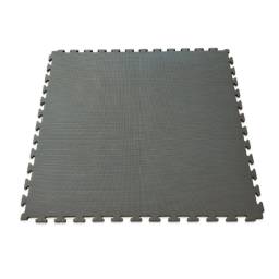 Piso Tatami Goma Eva 1m x 1m x 2cm   Gris/Negro (ARG-033) Randers
