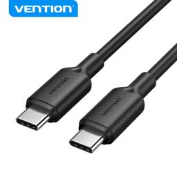 Cable USB-C a USB-C   3A / 1M / Negro  TRCBF  Vention