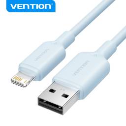 Cable USB-A a Lightning   2.4A  2M  Celeste  LAMSH  Vention