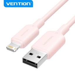 Cable USB A a Lightning   2.4A  2M  Rosado  LAMPH  Vention