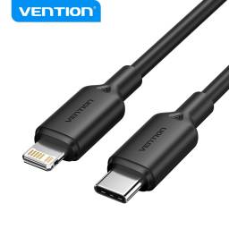 Cable USB-C a Lightning   3A  2M  Negro  LAKBH  Vention