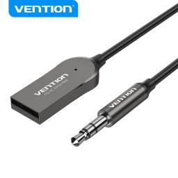Receptor de Audio Bluetooth 5.0 Vehicular  Cable hasta 1.5M  Gris   NAGHG  Vention