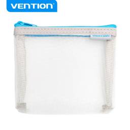 Estuche de Malla Resistente x2 / 10 x 12 cm / Gris   KREH0-2 Vention