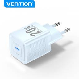 Cargador de Pared USB-C GaN   20W / Celeste  FEPL0-EU  Vention