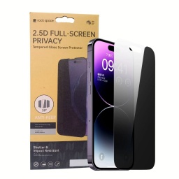 Pack de 5 Vidrio Templado Privacidad   Apple iPhone 13/13 pro/14/16e  2.5D  Rock Space
