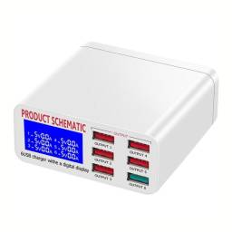 Cargador Rpido 6 USB   Kaisi