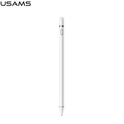 ZB057   Lpiz capacitivo activo recargable Smil Apple Pen  Blanco  Sin clip  USAMS
