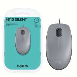 Mouse Logitech M110 Plateado