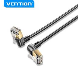 Cable de Red   Cat.8 STP  Angulo Recto  Giro 360  1.5M  Negro  IKLBG  Vention