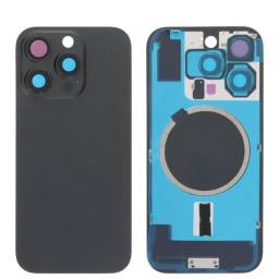 Tapa de Batera Apple iPhone 16 Pro cMarco   cLens de Cmara  Negro  NASAN (sin garanta  sin devolucin)