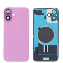 Tapa de Batera Apple iPhone 16 cMarco   cLens de Cmara  Pink  NASAN (sin garanta  sin devolucin)