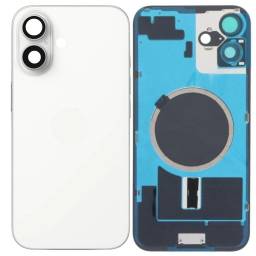 Tapa de Batera Apple iPhone 16 Plus cMarco   cLens de Cmara  Blanco  NASAN (sin garanta  sin devolucin)