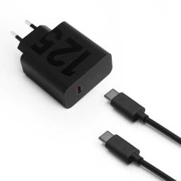 Cargador de Pared Turbo Power 125W   Dual C  USB-C a USB-C  Negro  Motorola