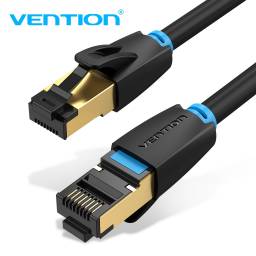 Cable de Red   Cat.8 SSTP / 1M / Negro  IKABF  Vention