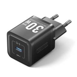 Cargador de Pared USB-C GaN   30W  / Negro  FEZB0-EU  Vention