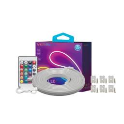 Tira de Luces LED Neon   Silicona / Control Remoto IR / USB 5V / 2M / Blanco  PAEWH  Vention