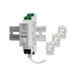 Shelly Pro 3EM 120A   Medidor Trifsico  DIN  PM