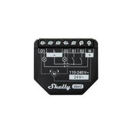 Shelly 2PM Gen3   Rel Wi-Fi  PM  Dual