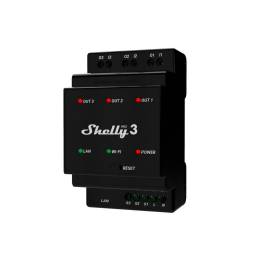 Shelly Pro 3   Rel Wi-Fi  Triple  DIN
