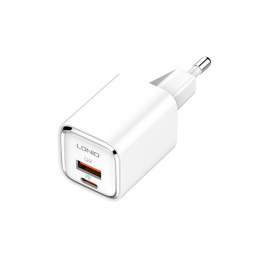 Cargador Pared A2317C   USB C a Lightning  30W  PDQC3.0  Carga Rpida  Blanco  LDNIO