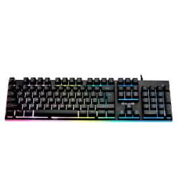 Teclado Gamer USB   RGB  K603  Soldat S40  Negro  Marvo