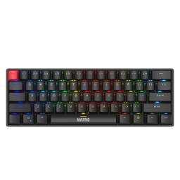 Teclado Mecanico Gamer USB 2.0   RGB  KG933G  Saber 61  Negro  Marvo