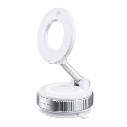Soporte Vehicular Magntico 360 X68   cVentosa  Blanco