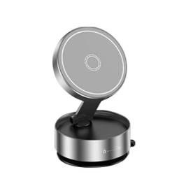 Soporte Vehicular Magntico Q12   Rotacin 360  Alleacin de zinc  Gris