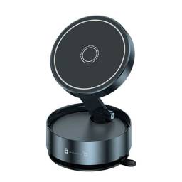 Soporte Vehicular Magntico Q12   Rotacin 360  Alleacin de zinc  Negro