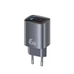 Cargador de Pared T66   45W USB A + USB C  CC290  USAMS