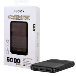 Power Bank BLOOX PB_1   5.000mAh  Entrada: Tipo C Negro / Salida: Tipo C + USB*2