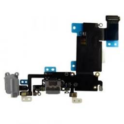 Flex Apple iPhone 6s Plus Conector de Carga y 3.5mm Negro Generico