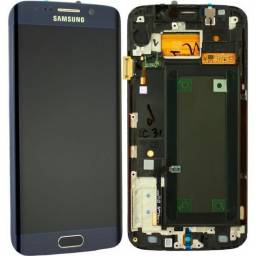Display Samsung G925/G925f/S6 Edge Comp. c/Marco Azul Oscuro (GH97-17162A)