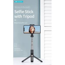 Selfie Stick Bluetooth con Tripode   65cm  Blanco  RST1052