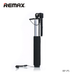 RP-P5   Palo Selfie c/ Cable y Espejo  72cm  Plateado  Remax