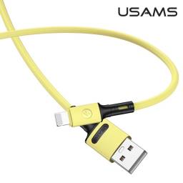 SJ434   Cable de Datos U52  Lightning  1M  Amarillo  Datos&Carga  USAMS