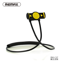 RM-C27   Soporte Cuello  Pinza  Negro  Remax