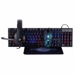 Combo Gamer   XZZ-CO-02  Teclado/Mouse/Auricular/Mousepad  RGB  USB  X-Lizzard