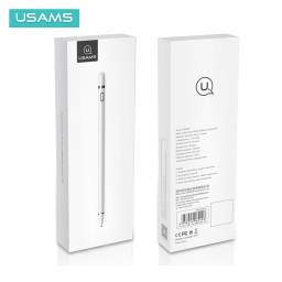 ZB057   Lpiz capacitivo activo recargable Smil Apple Pen  Blanco  Sin clip