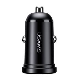 Cargador Auto Mini C20   2 USB/2 4A  Negro  CC114  USAMS