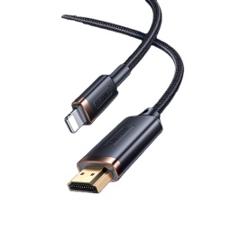 SJ509   Cable de Video U70  Lightning a HDMI HD  2M  Negro