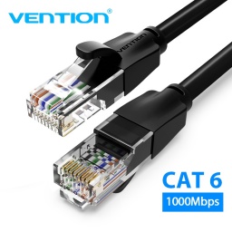 IBEBD Cable Patch Cat.6 UTP 0.5M   Negro  Vention