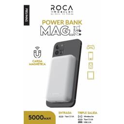 Power Bank ROCA PB5MAG   5.000mAh  Carga Magntica