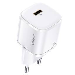 CC124   Cargador Rpido T36  USB CPD 20W  Blanco  USAMS