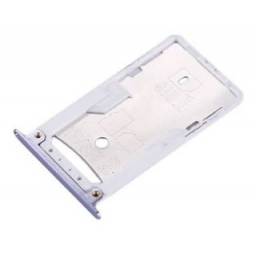Bandeja SIM Card Xiaomi Note 4X Blanco/Plateado