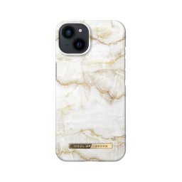 Fashion Case Apple iPhone 13/14   Golden Pearl Marble l Ideal of Sweden